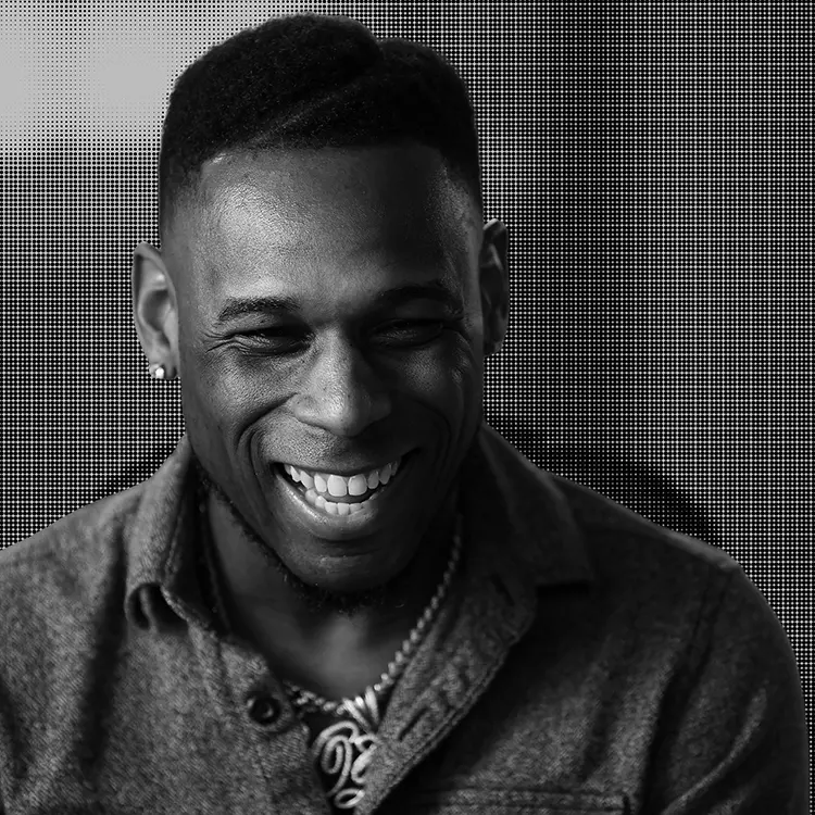 delric pollins closeup smiling