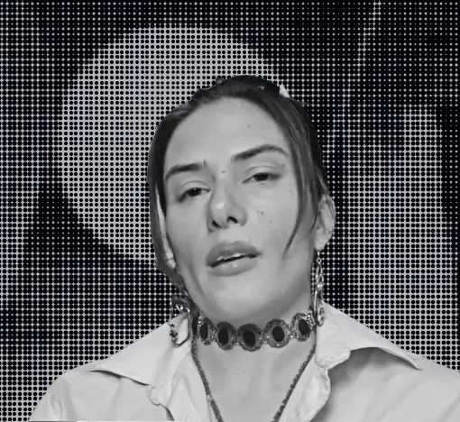 sophia dunn walker speaking close to camera